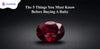 How to Spot a Fake Ruby: Expert Tips to Buy Natural Ruby Online