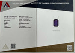 PURPLE SAPPHIRE EMERALD CUT