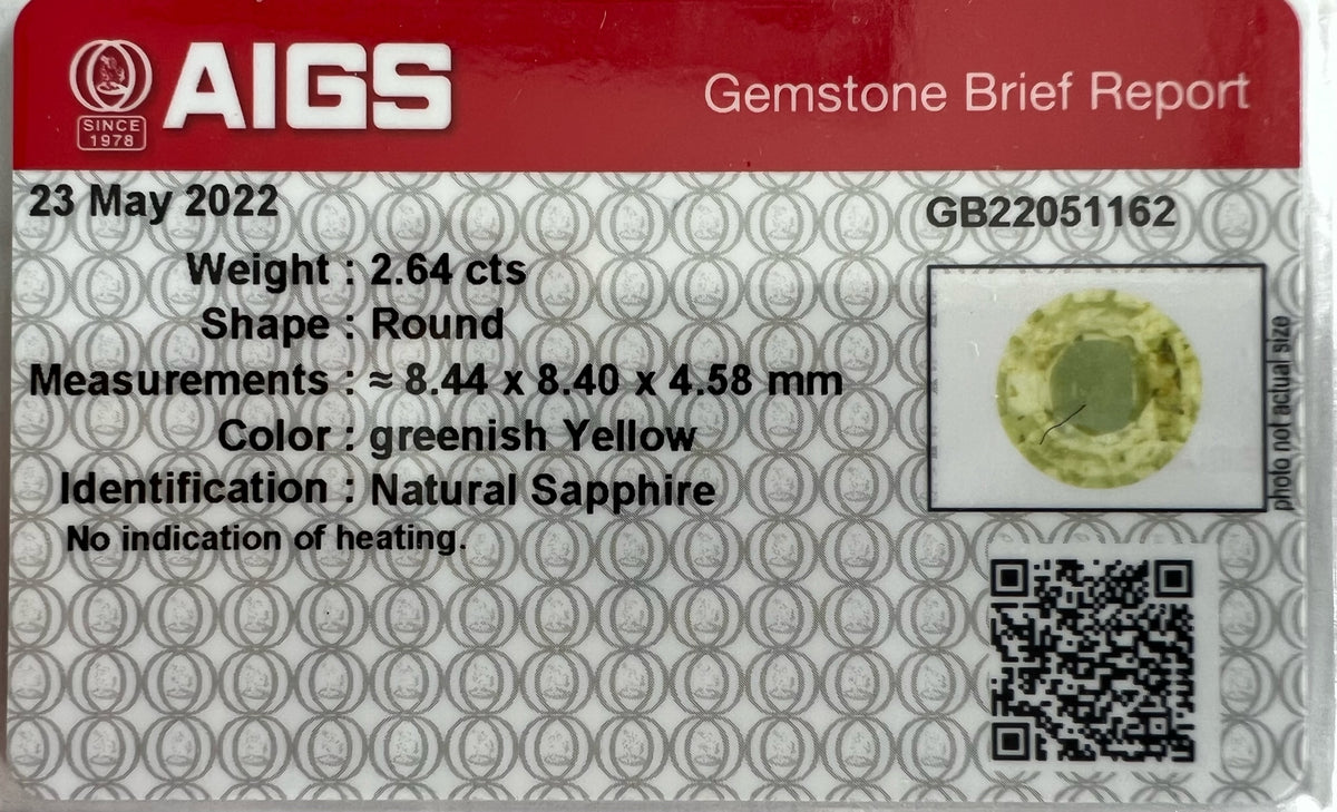 YELLOW SAPPHIRE ROUND