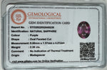 PURPLE SAPPHIRE OVAL