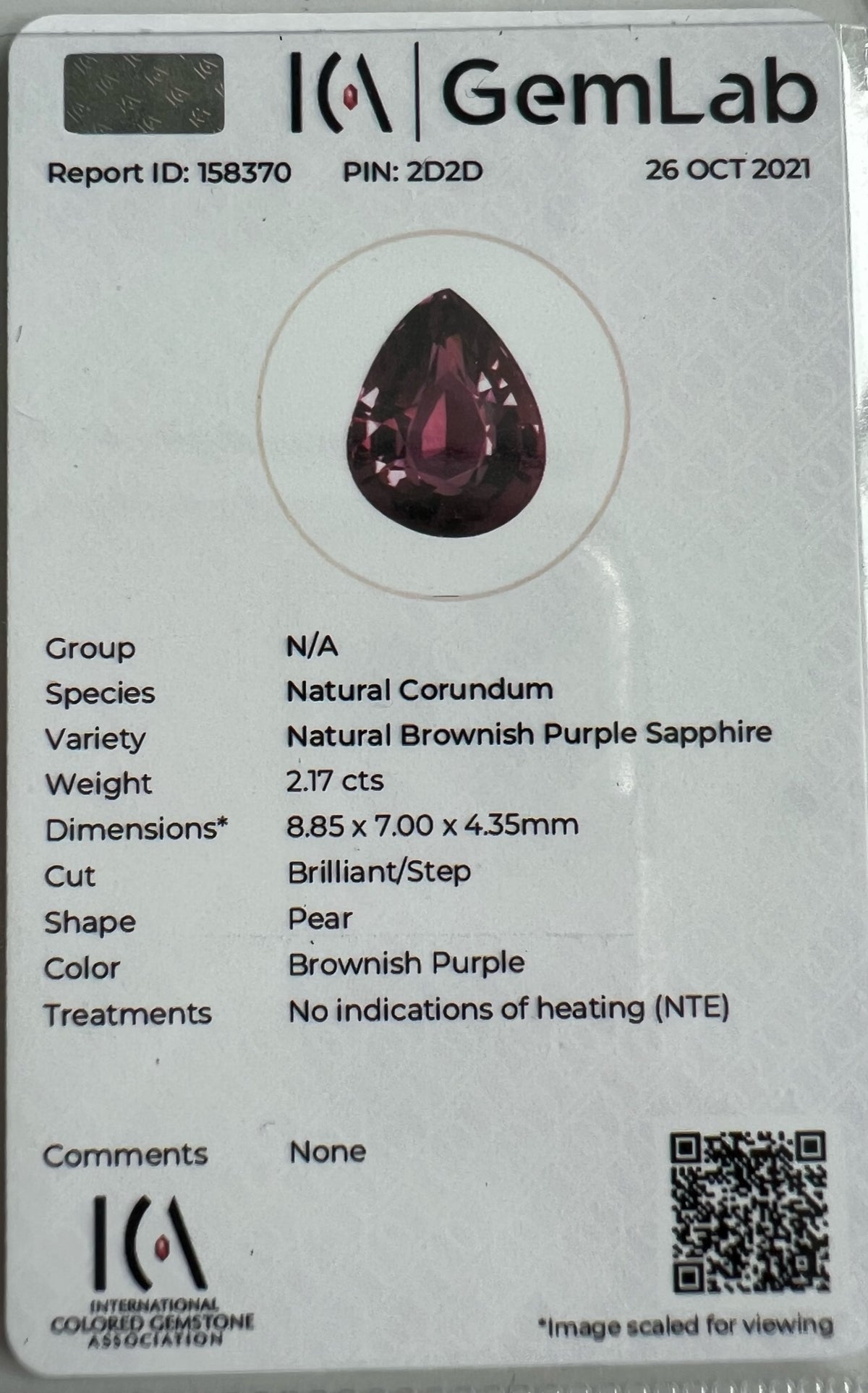 MULTI SAPPHIRE PEAR