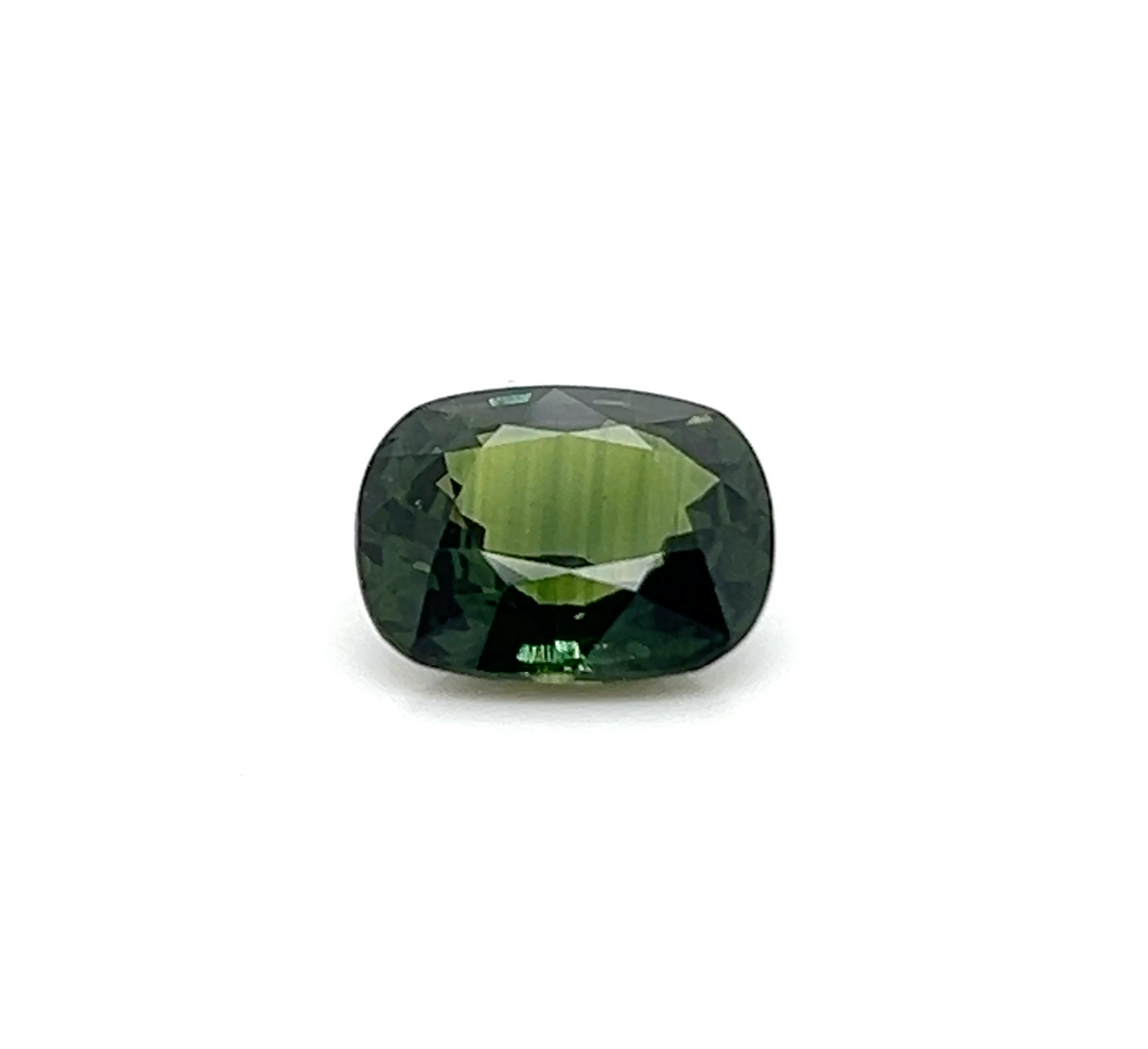 GREEN SAPPHIRE CUSHION