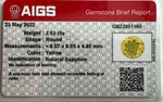 YELLOW SAPPHIRE ROUND