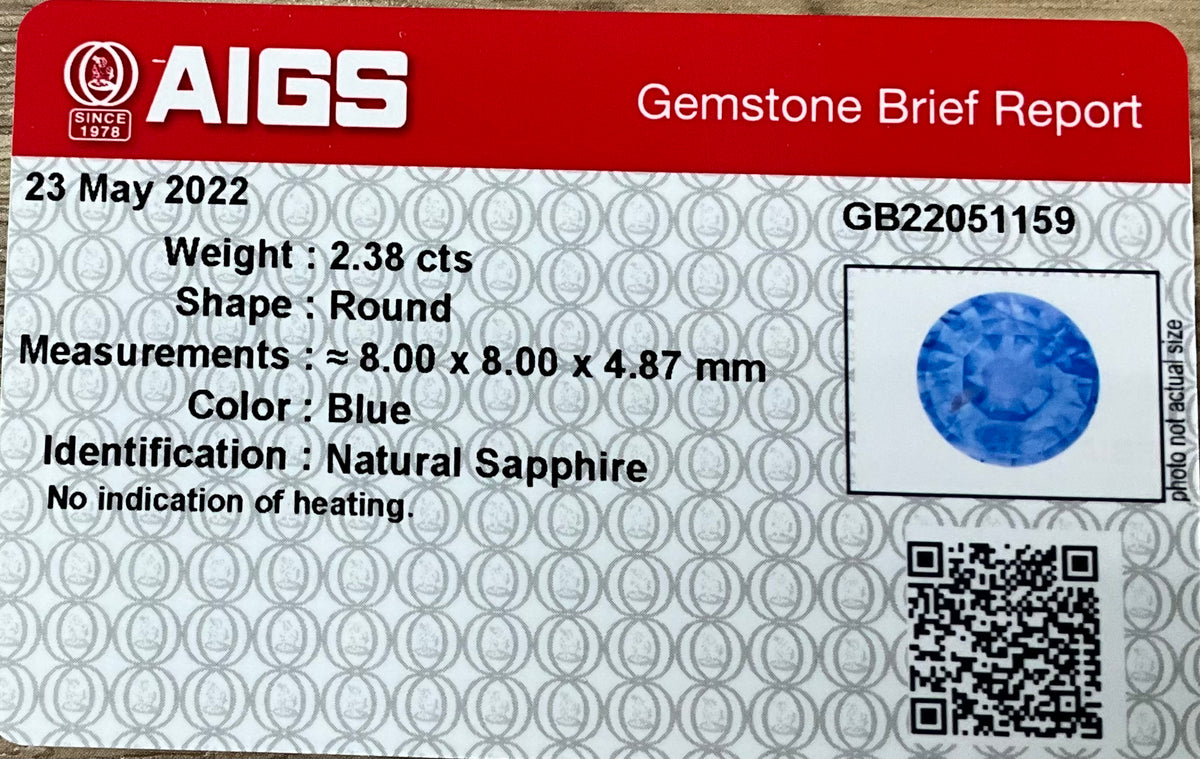 BLUE SAPPHIRE ROUND
