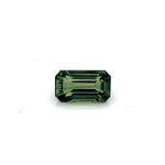 GREEN SAPPHIRE EMERALD CUT