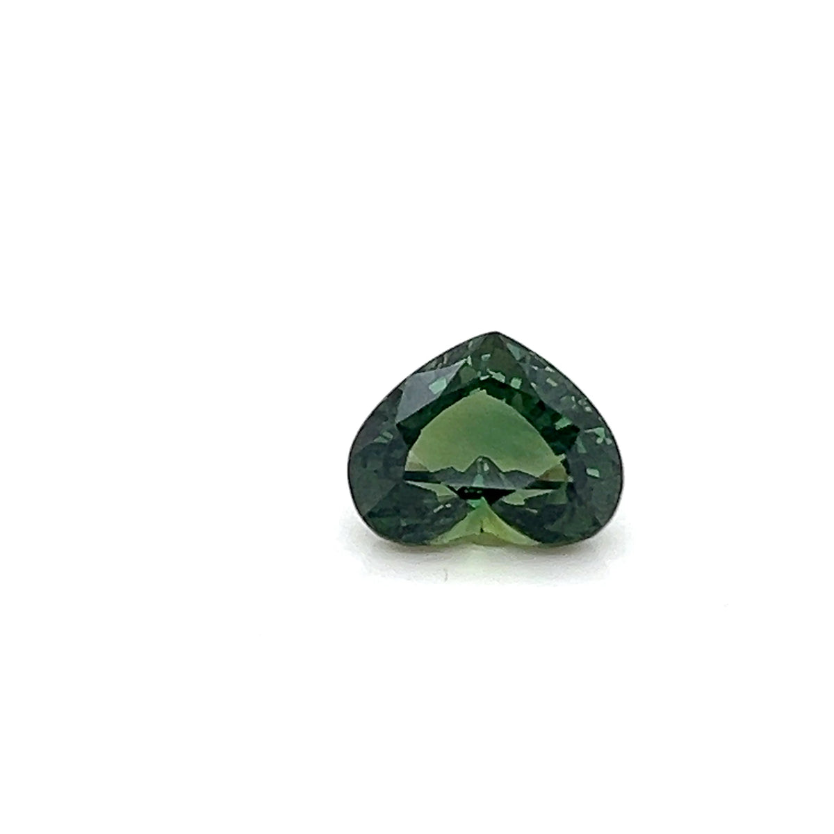 GREEN SAPPHIRE HEART