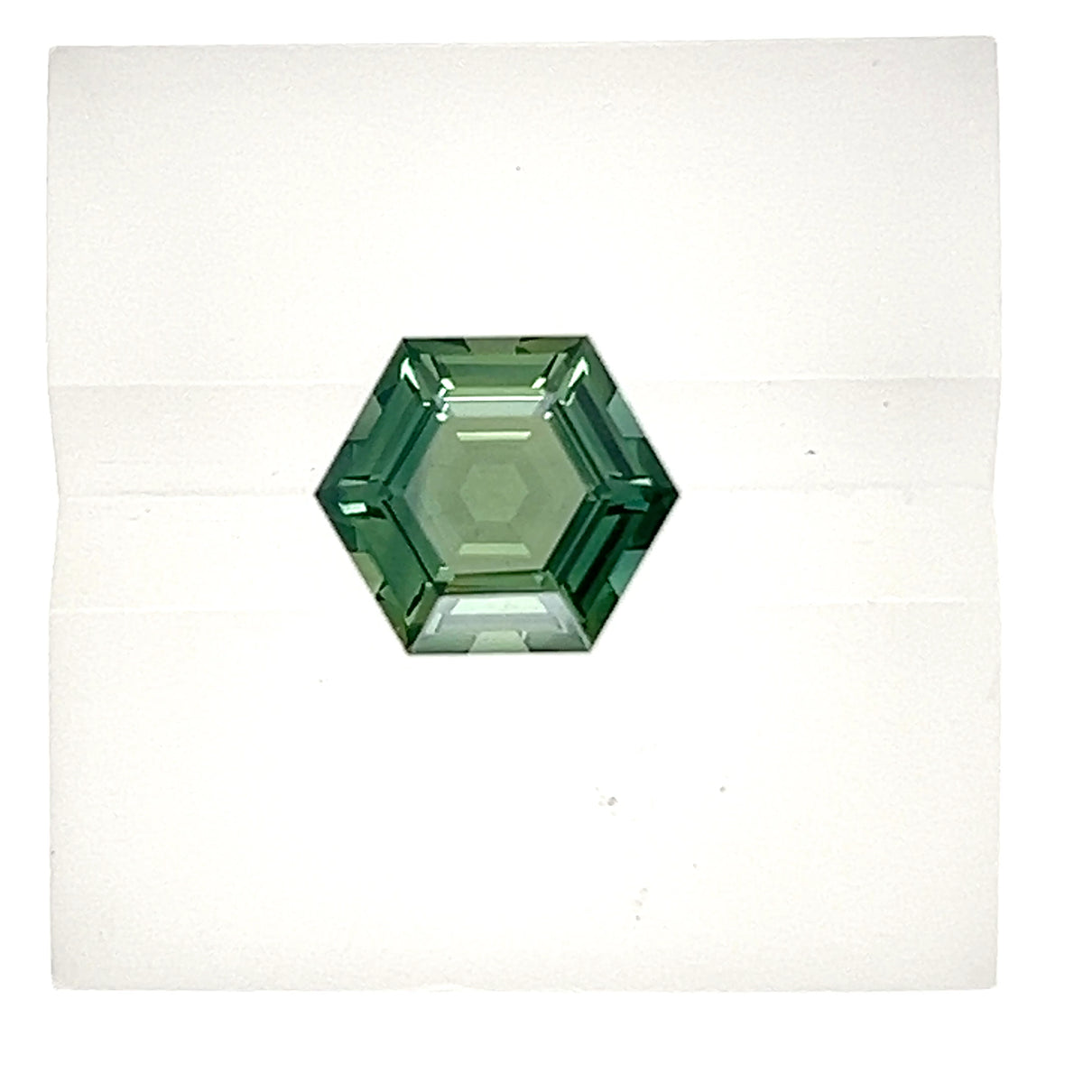 GREEN SAPPHIRE HEXAGON