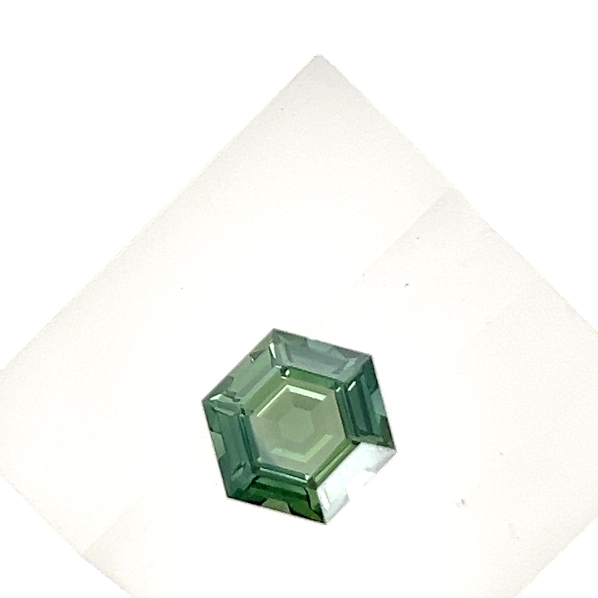 GREEN SAPPHIRE HEXAGON