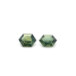 GREEN SAPPHIRE HEXAGON