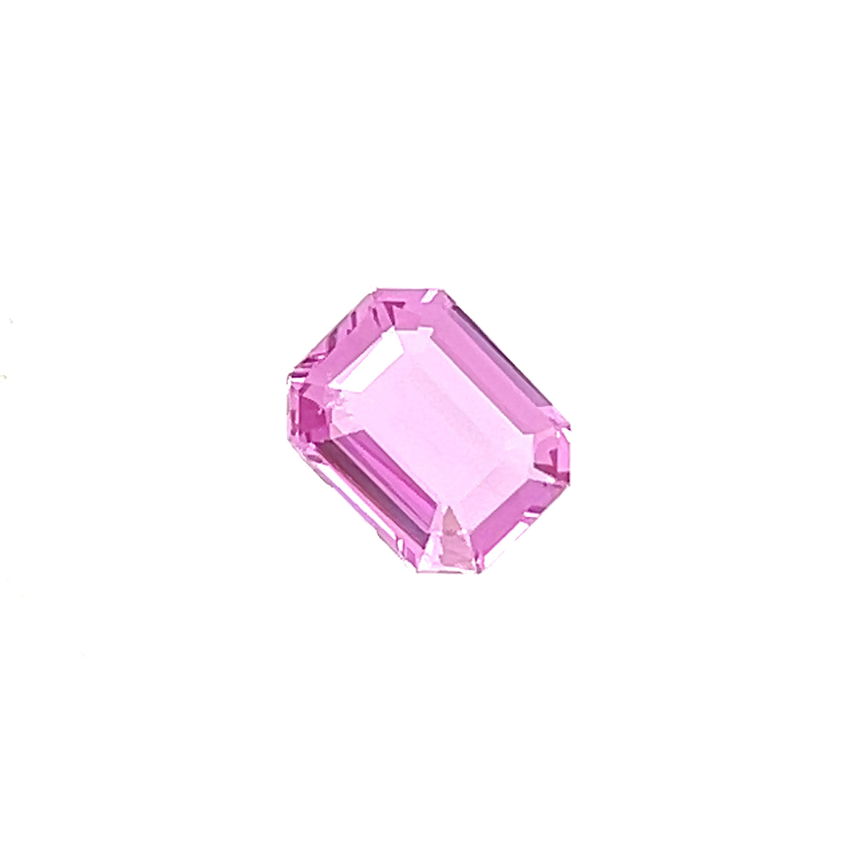 PINK SAPPHIRE EMERALD CUT