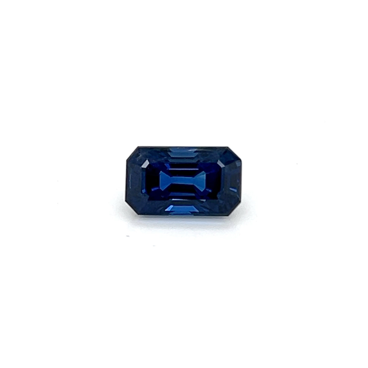 BLUE SAPPHIRE EMERALD CUT