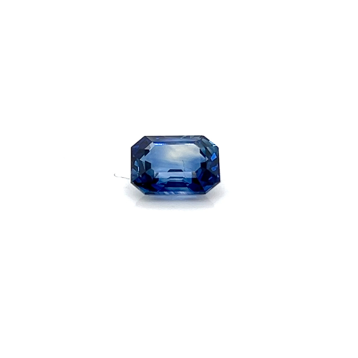 BLUE SAPPHIRE EMERALD CUT