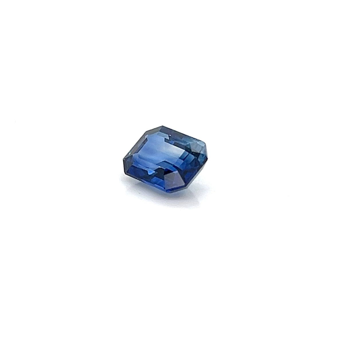 BLUE SAPPHIRE EMERALD CUT