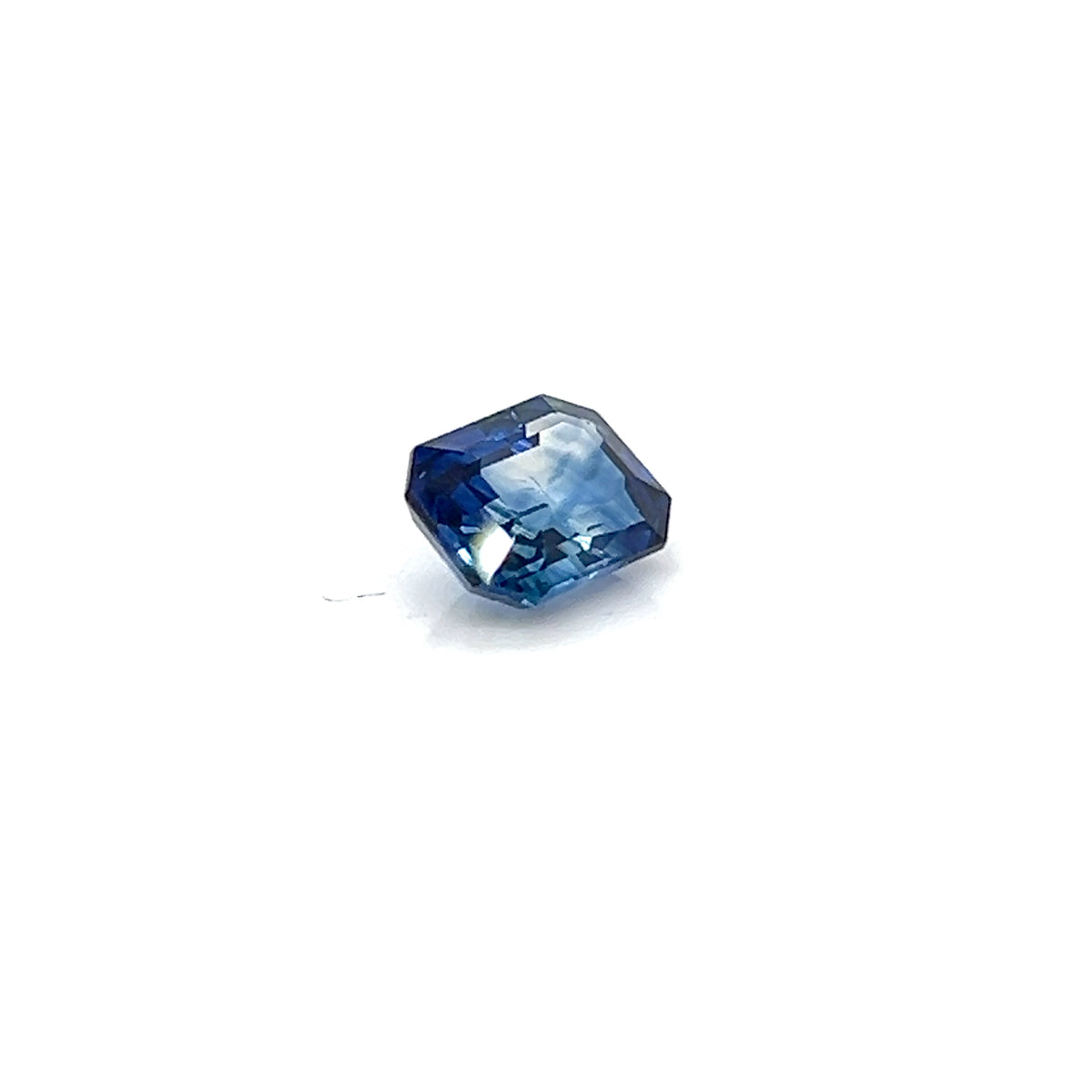 BLUE SAPPHIRE EMERALD CUT