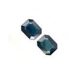 BLUE SAPPHIRE EMERALD CUT