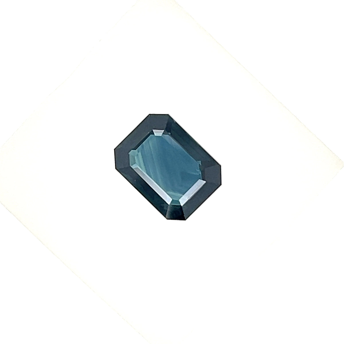 BLUE SAPPHIRE EMERALD CUT