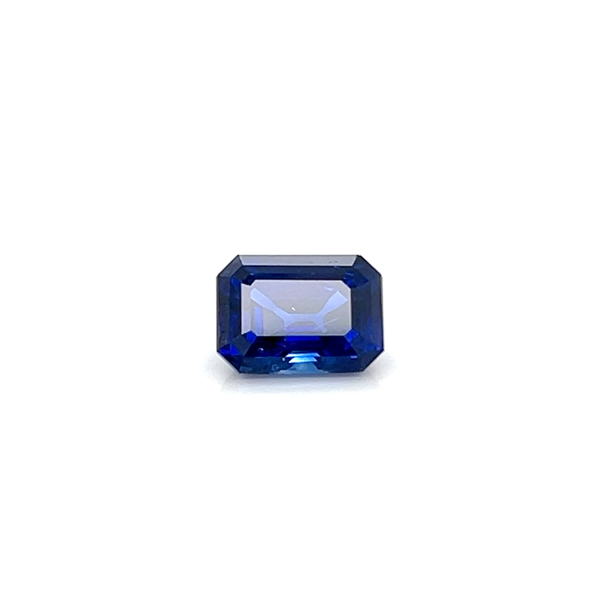 BLUE SAPPHIRE EMERALD CUT