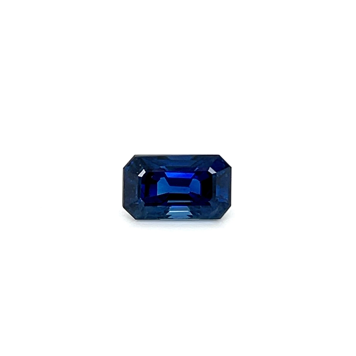 BLUE SAPPHIRE EMERALD CUT
