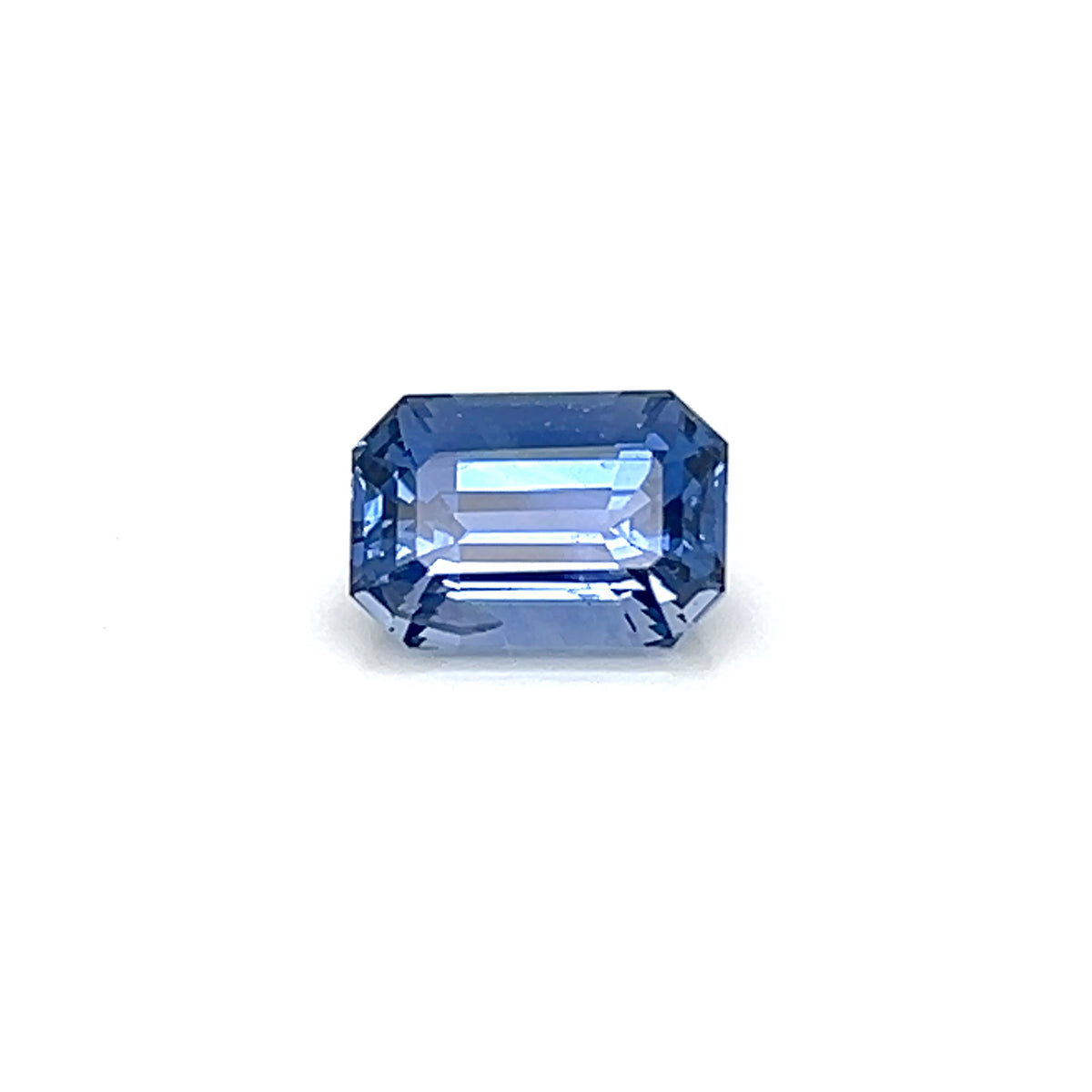 BLUE SAPPHIRE EMERALD CUT