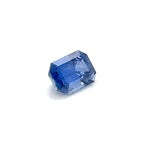 BLUE SAPPHIRE EMERALD CUT