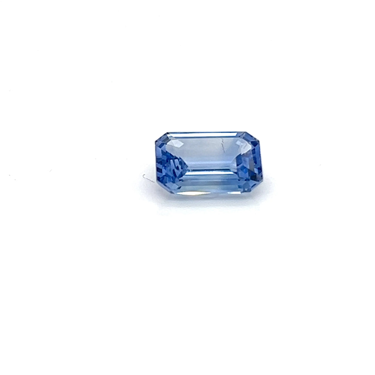 BLUE SAPPHIRE EMERALD CUT