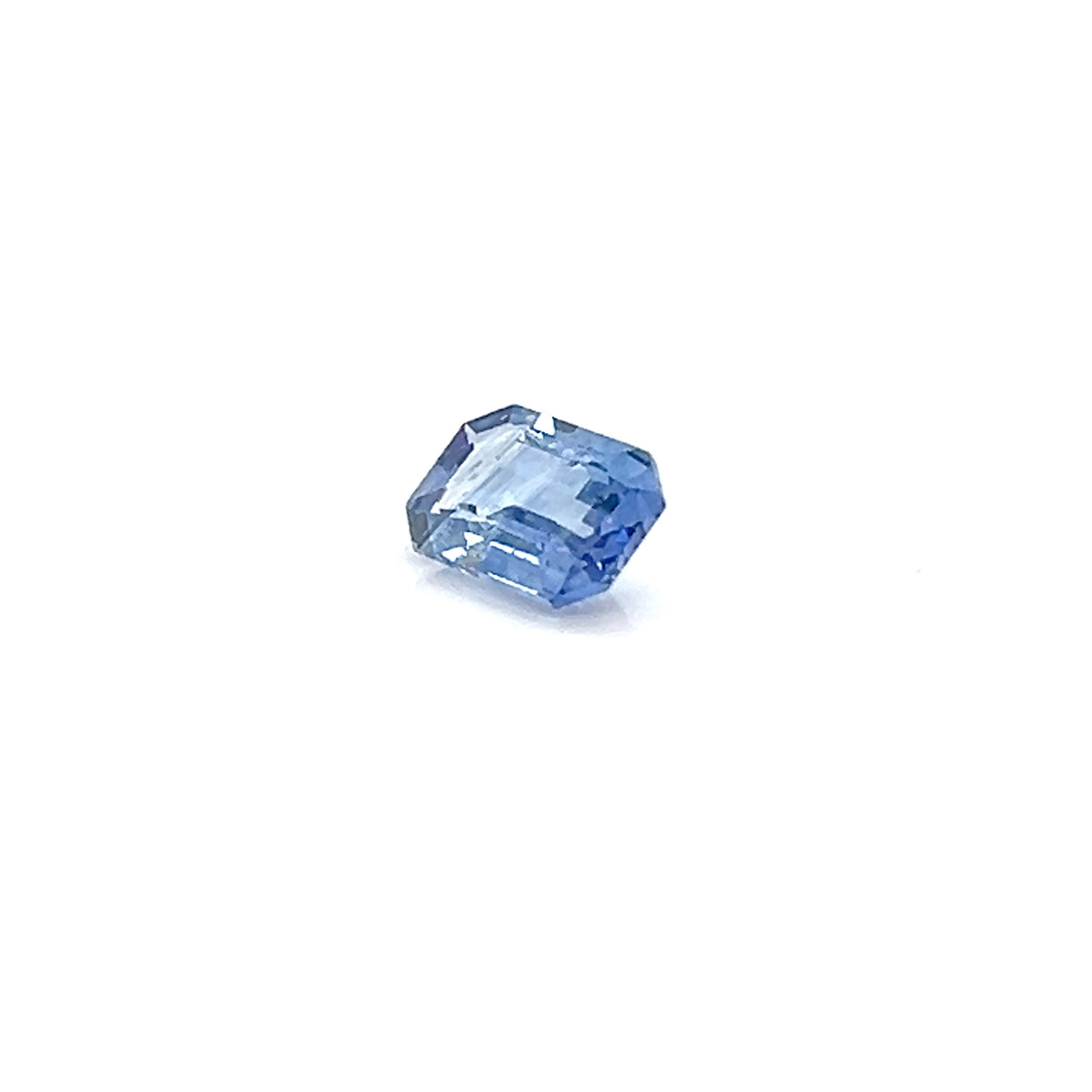 BLUE SAPPHIRE EMERALD CUT