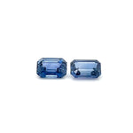 BLUE SAPPHIRE EMERALD CUT