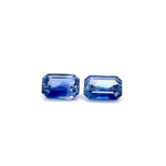 BLUE SAPPHIRE EMERALD CUT