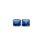 BLUE SAPPHIRE EMERALD CUT