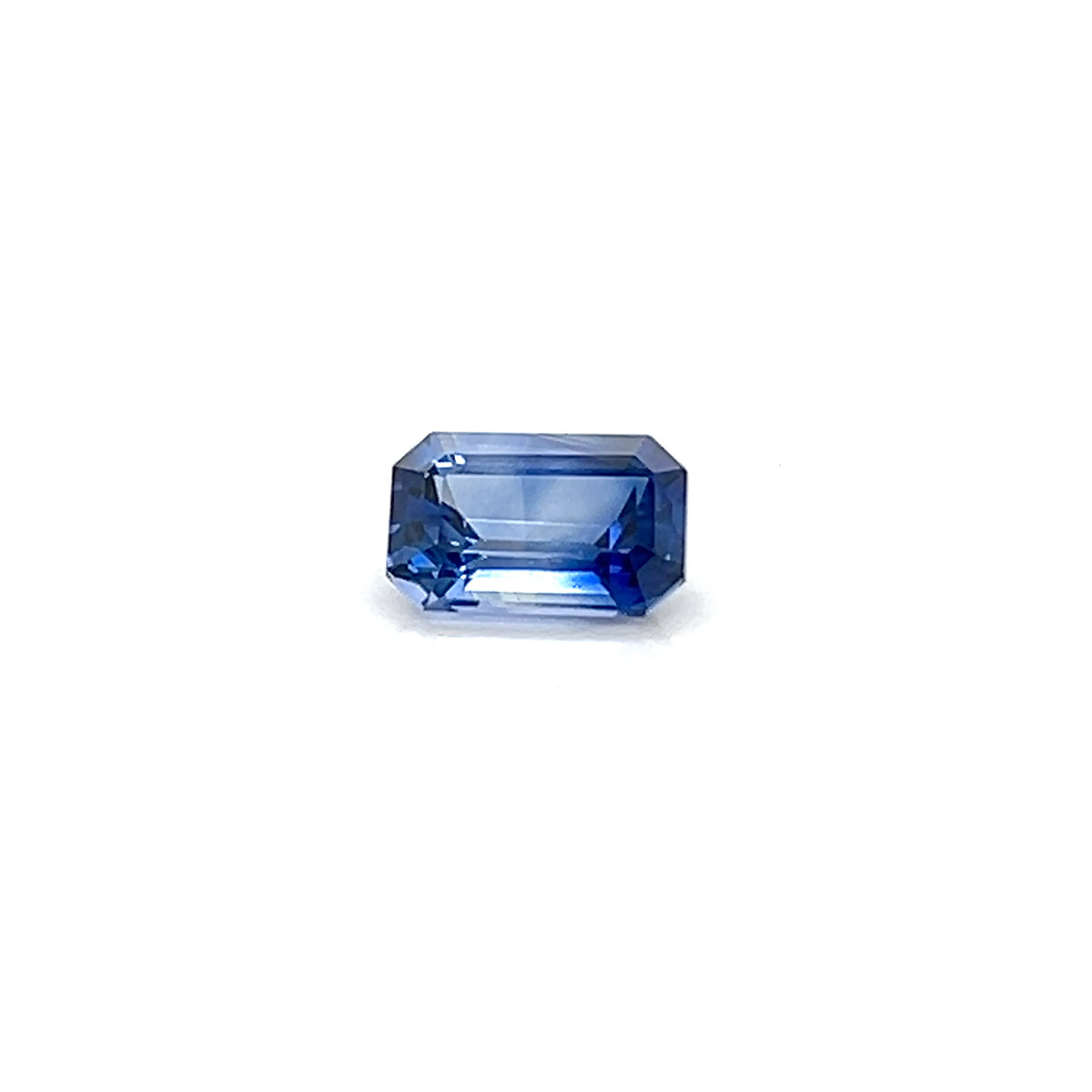 BLUE SAPPHIRE EMERALD CUT