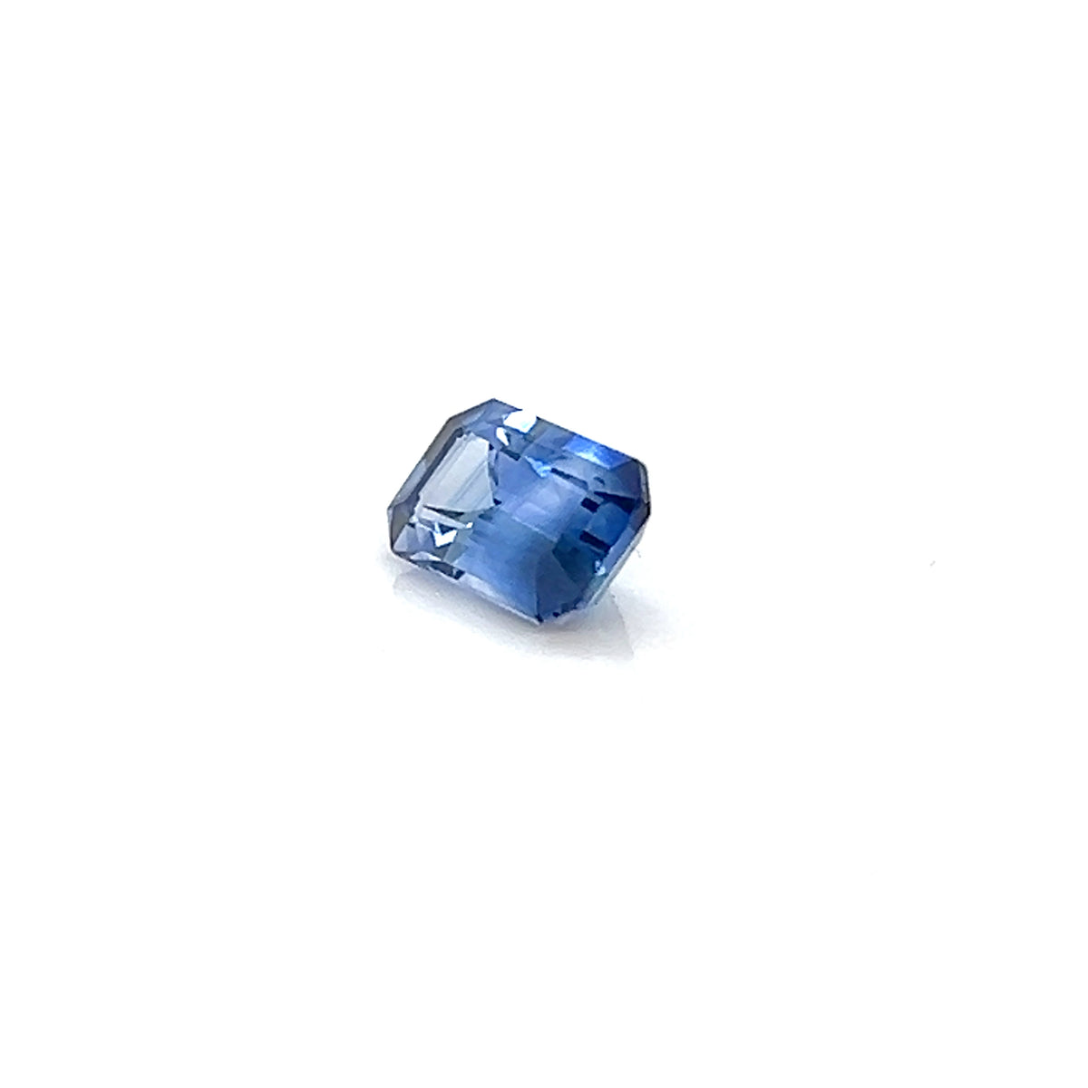 BLUE SAPPHIRE EMERALD CUT