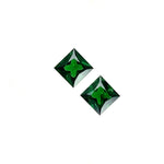 TSAVORITE PRINCESS CUT