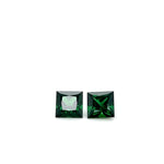 TSAVORITE PRINCESS CUT