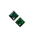 TSAVORITE PRINCESS CUT