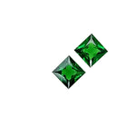 TSAVORITE PRINCESS CUT