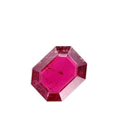 RUBELLITE EMERALD CUT