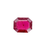 RUBELLITE EMERALD CUT