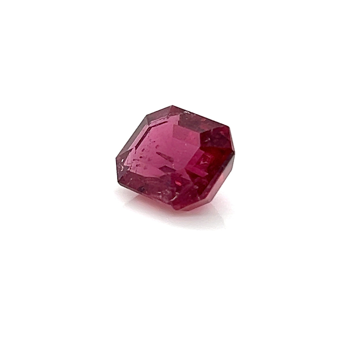 RUBELLITE EMERALD CUT