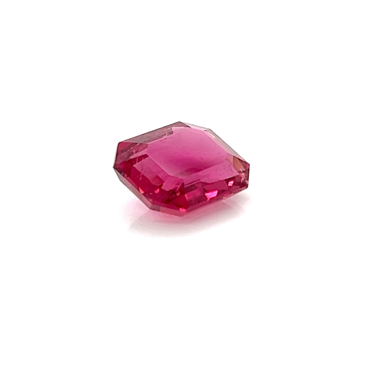 RUBELLITE EMERALD CUT