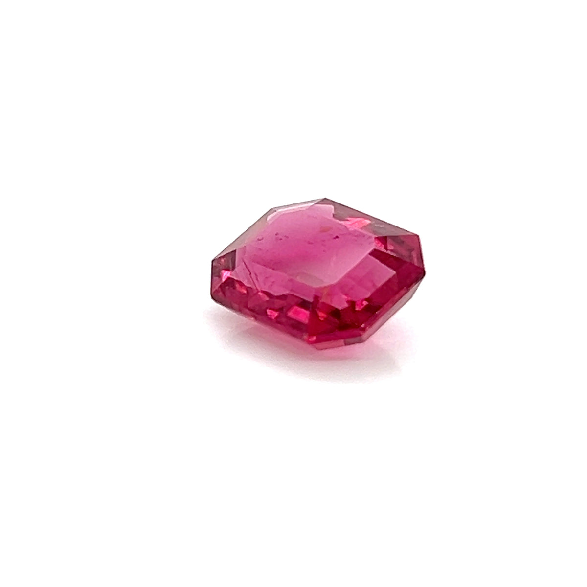 RUBELLITE EMERALD CUT