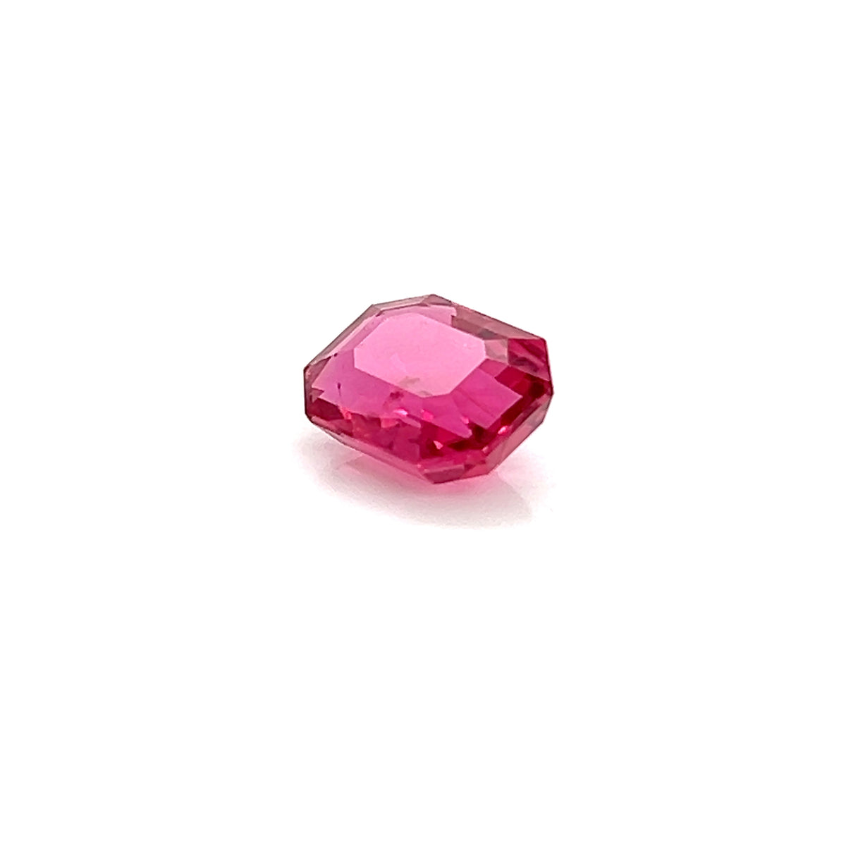 RUBELLITE EMERALD CUT