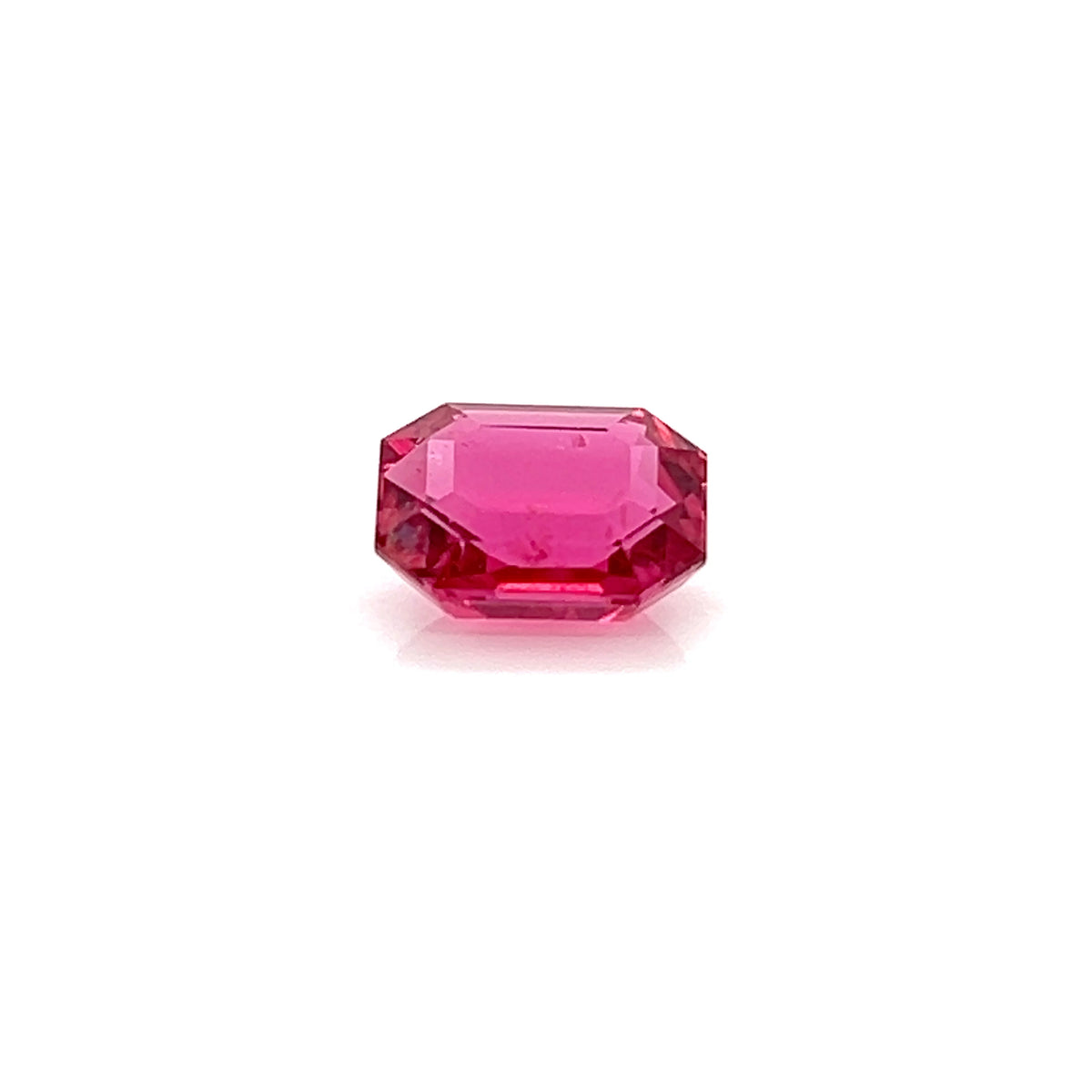 RUBELLITE EMERALD CUT