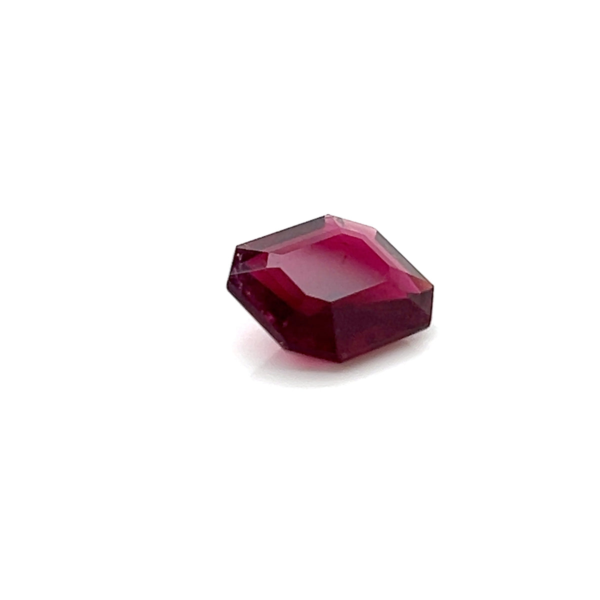 RUBELLITE EMERALD CUT