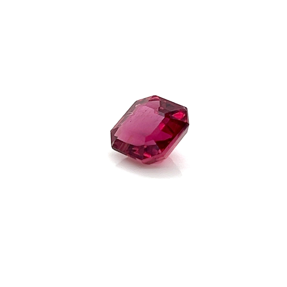 RUBELLITE EMERALD CUT