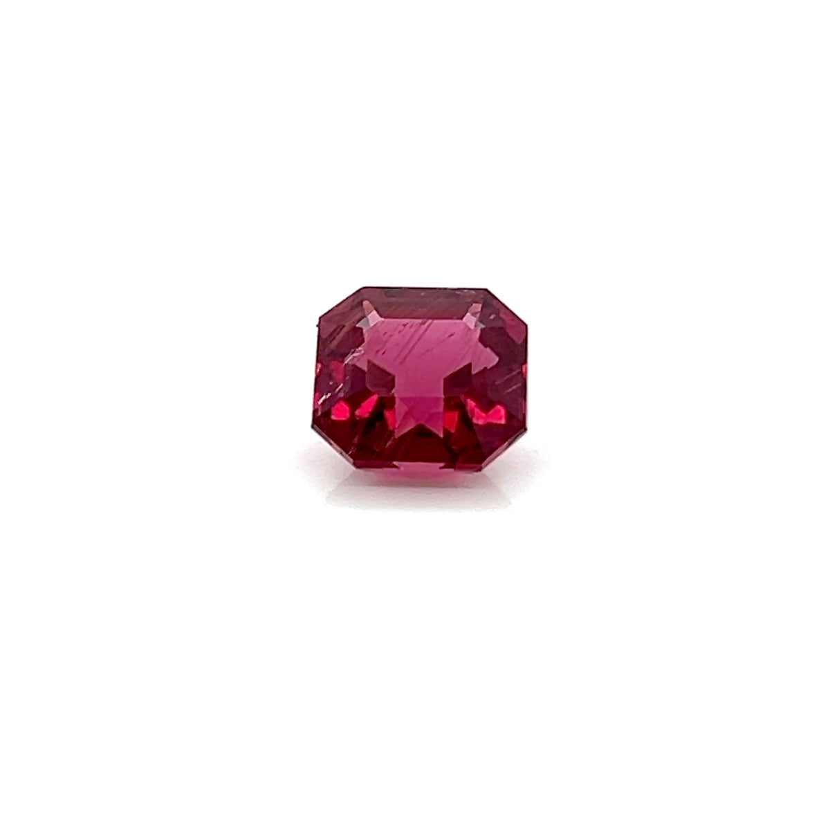 RUBELLITE EMERALD CUT