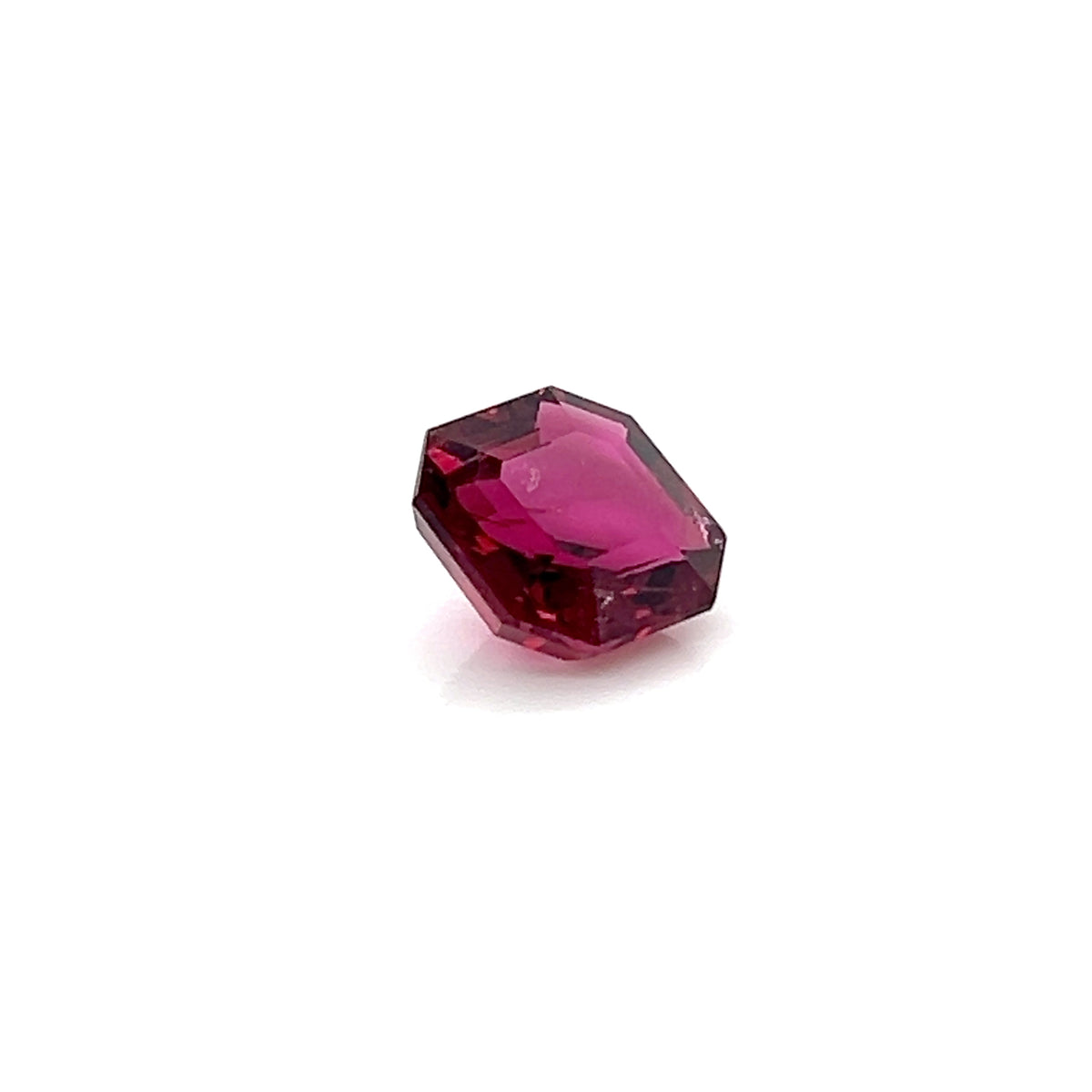 RUBELLITE EMERALD CUT