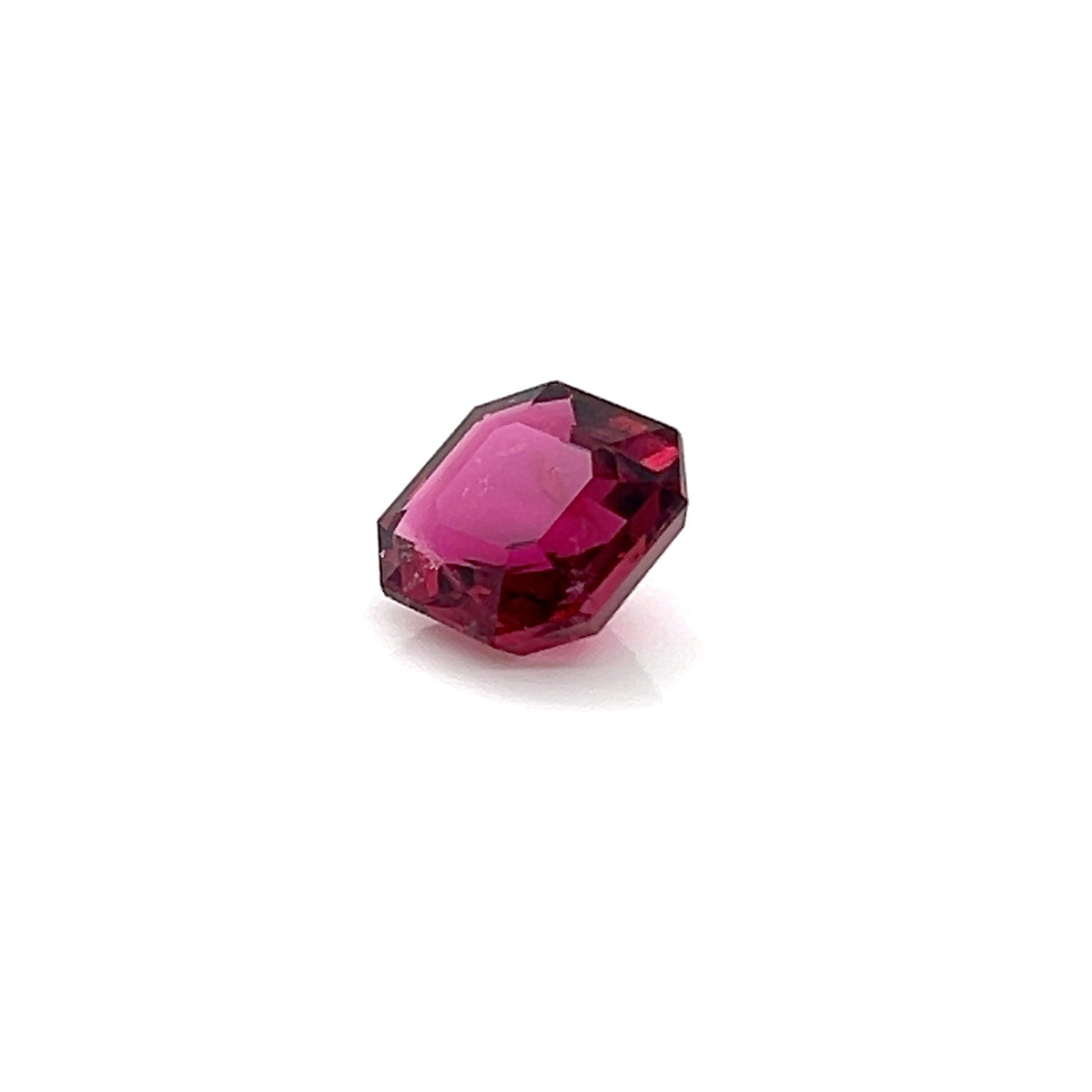 RUBELLITE EMERALD CUT