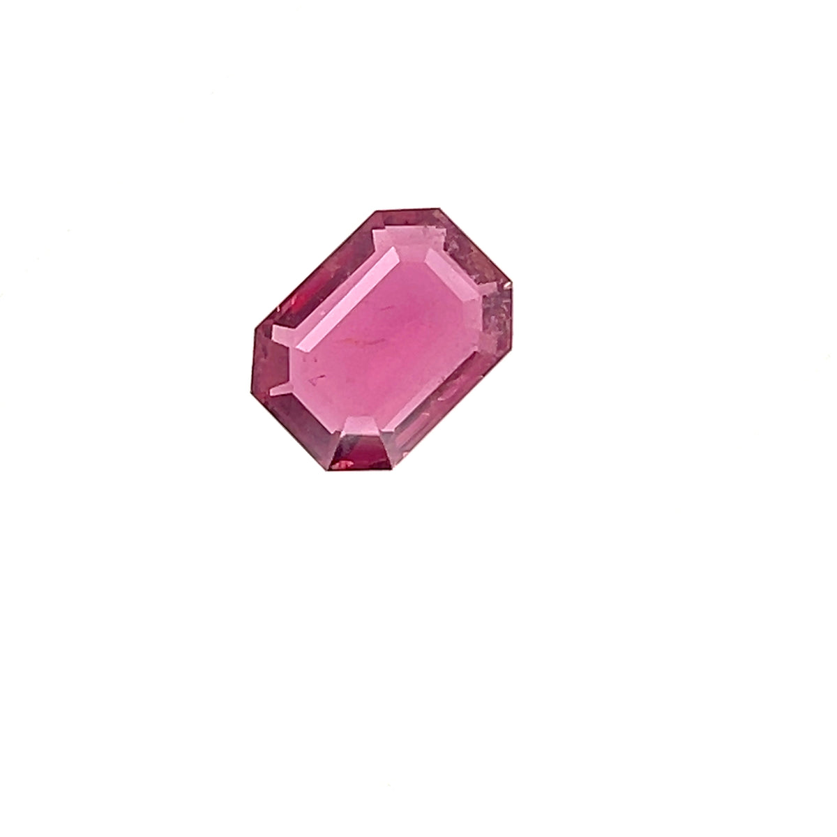 RUBELLITE EMERALD CUT