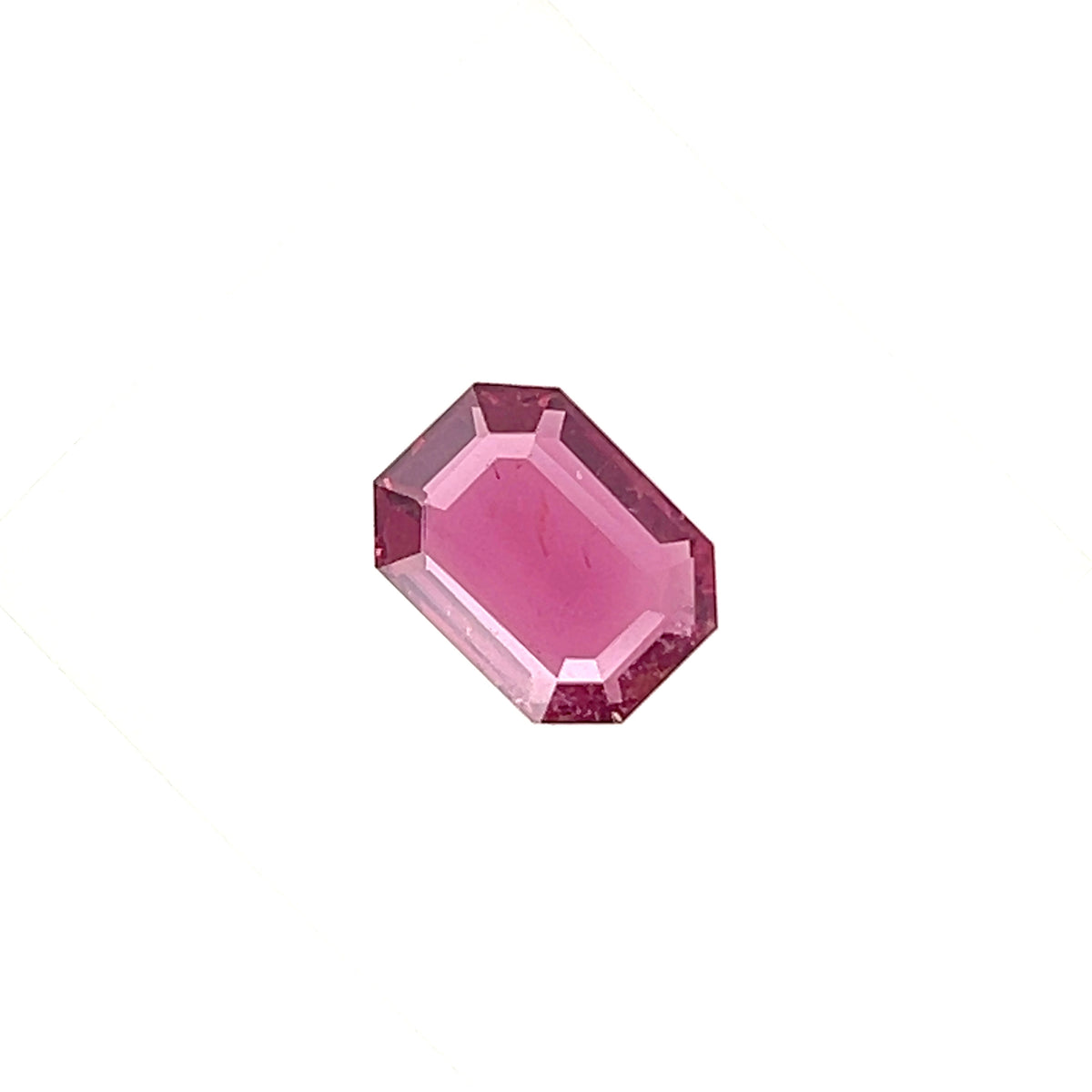 RUBELLITE EMERALD CUT