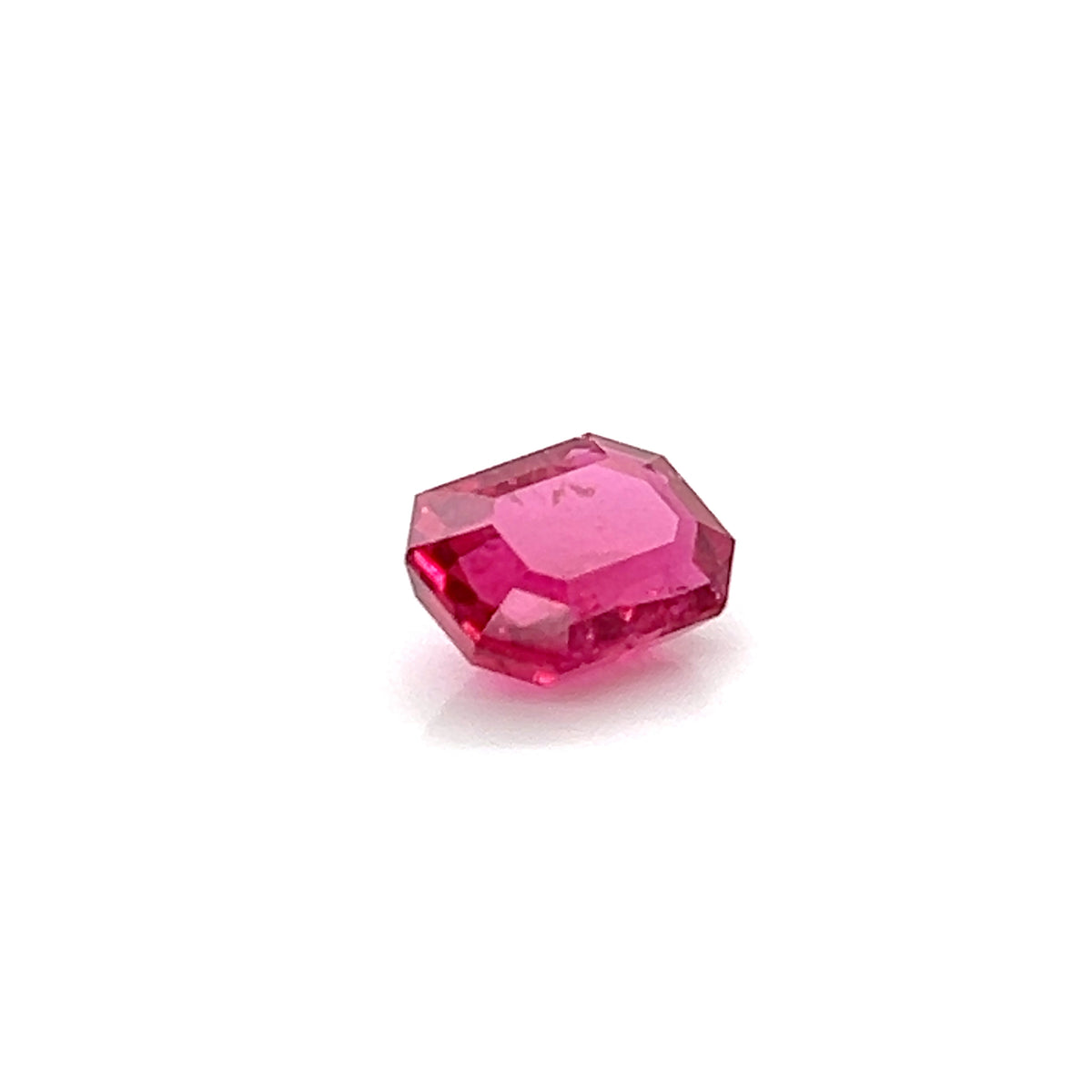 RUBELLITE EMERALD CUT